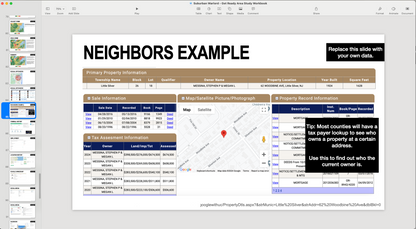 Suburban Warlord: Area Study Workbook